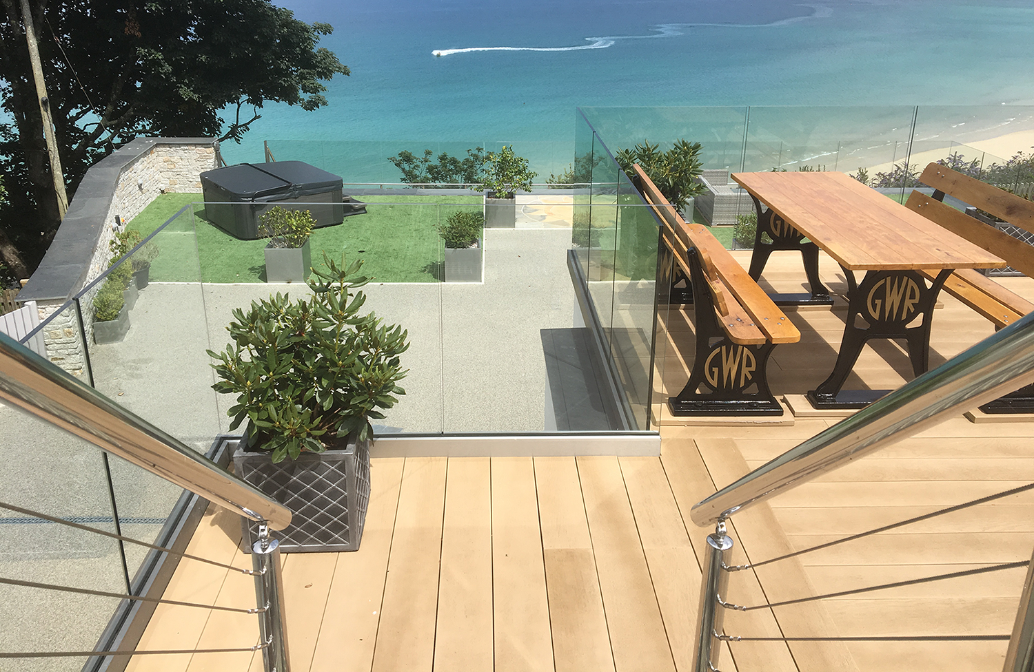 Glass balcony St Ives