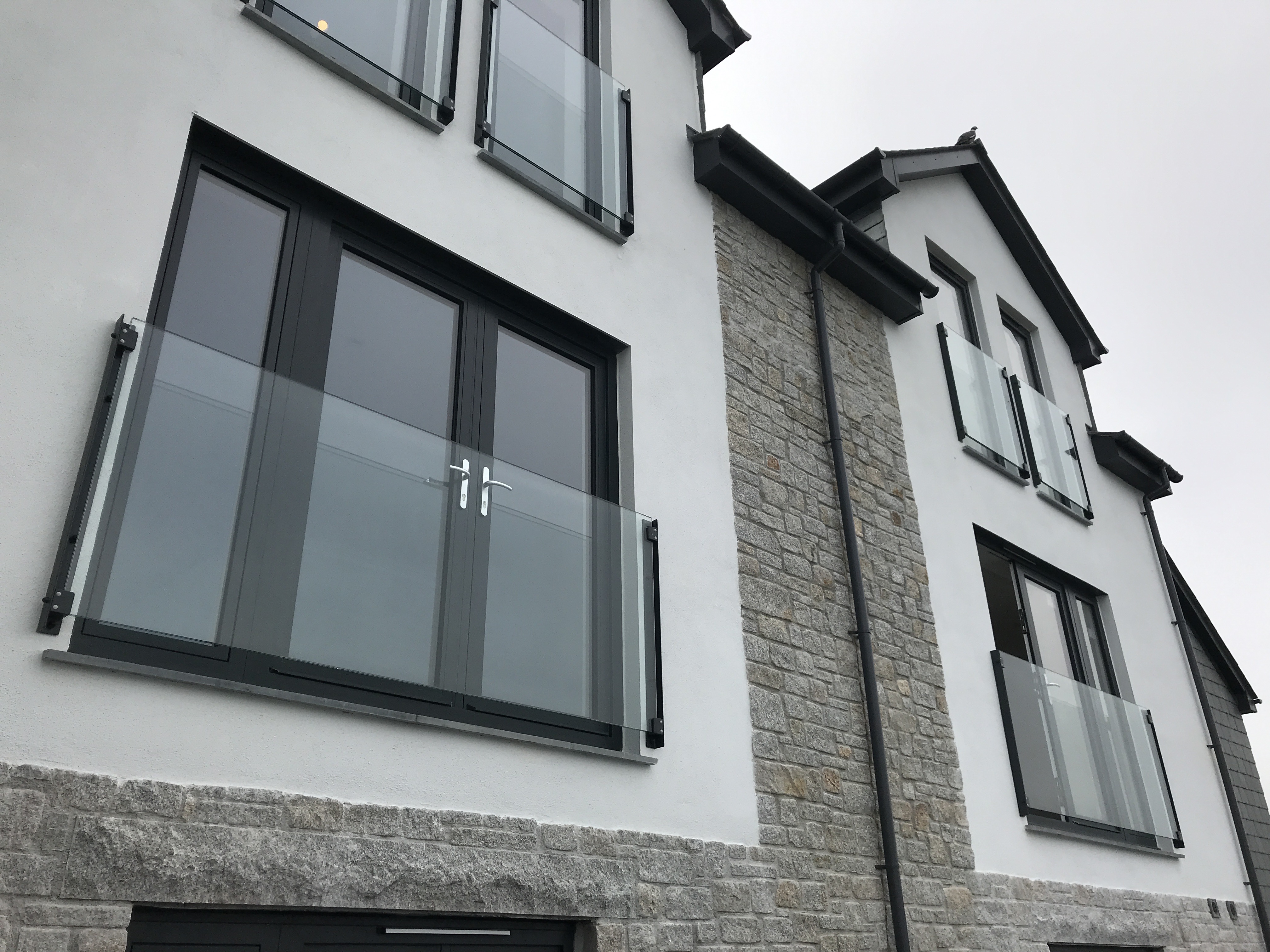 glass Juliet balcony